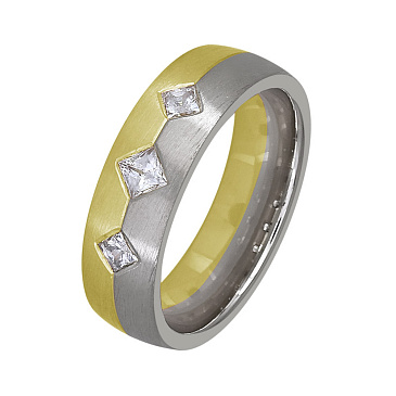 Обручальное кольцо с бриллиантом 442-030-476