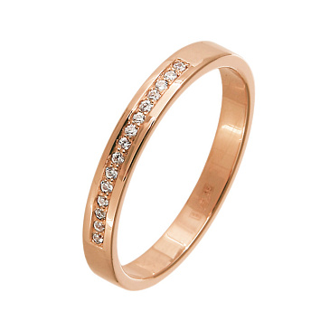 Обручальное кольцо с бриллиантами 202-150-306