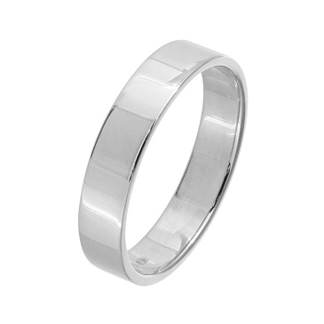 Обручальное кольцо из белого золота 210-000-360