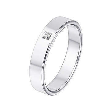 Обручальное кольцо с бриллиантом 212-010-327