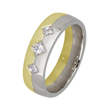 Обручальное кольцо с бриллиантом 442-030-475