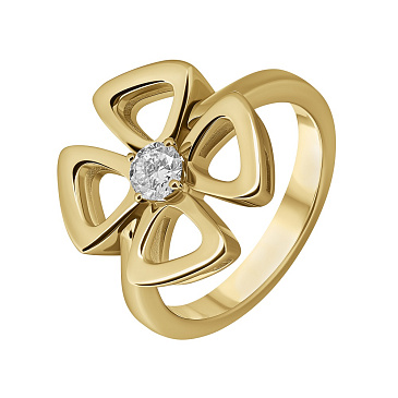 Помолвочное дизайнерское кольцо с бриллиантом 931562-2Б