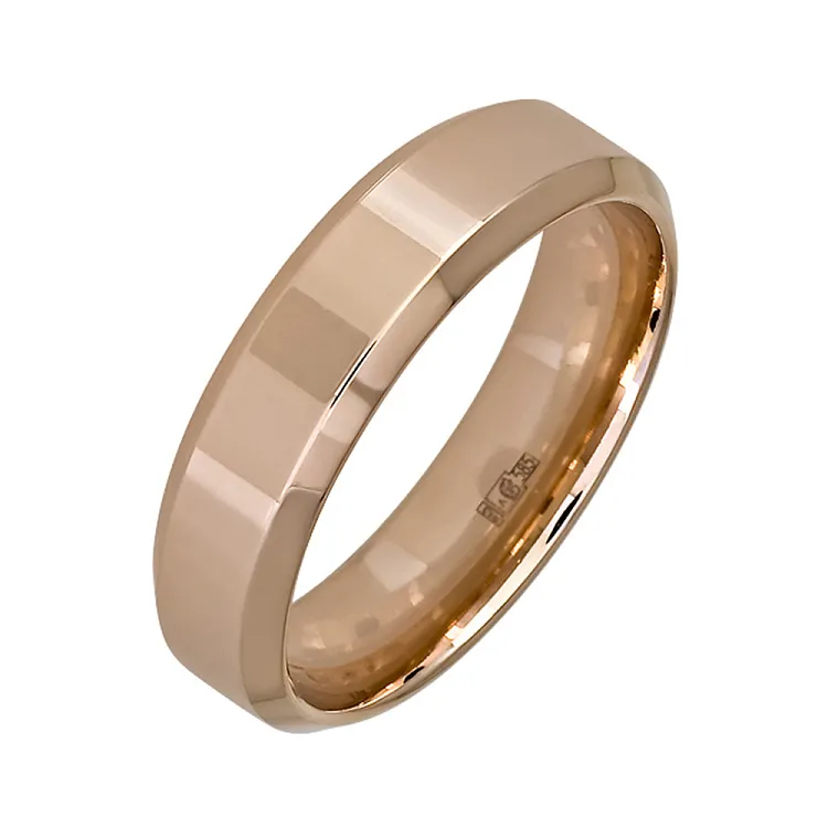 Обручальное кольцо из красного золота шириной 6 мм 200-000-152 во ДворцеСанкт-Петербург