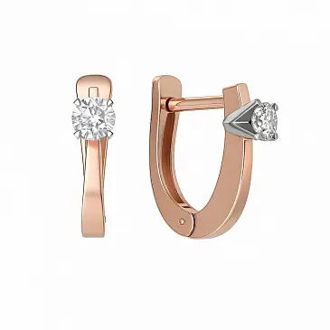 Серьги с бриллиантами 912049Б