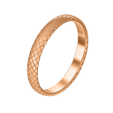 Обручальное кольцо из красного золота 911879-2